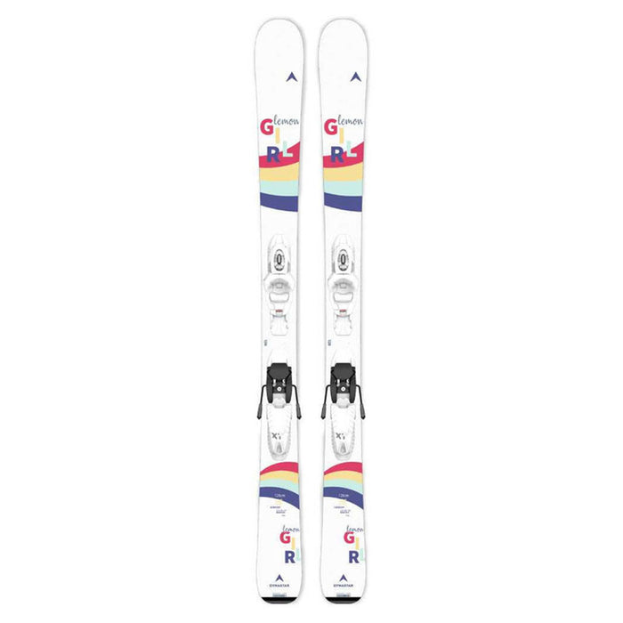 Dynastar Lemon Girl Twintip Kid's Skis w/ Look Kid 4 GW Bindings 2024