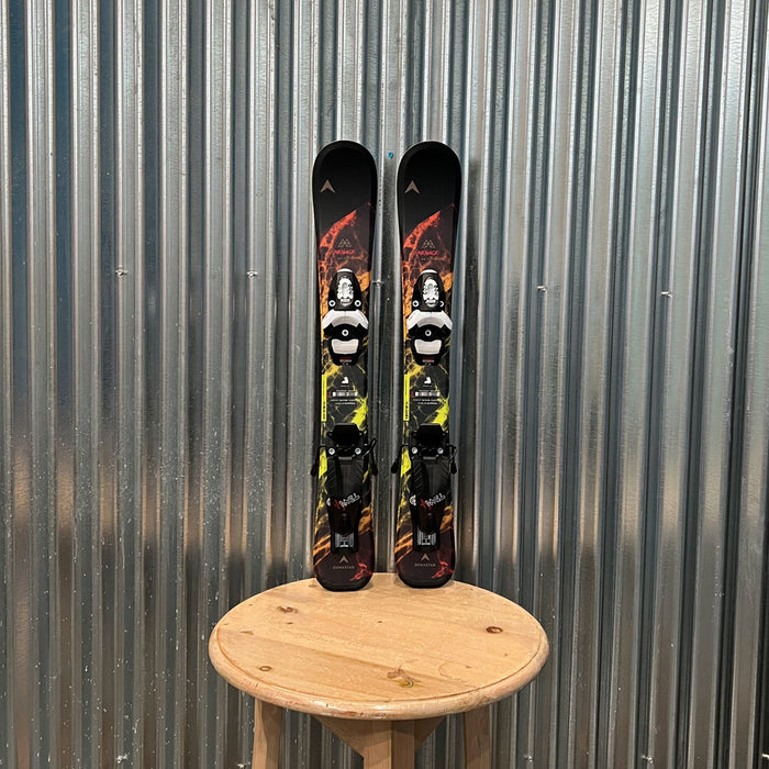 Dynastar M-Menace Team Twintip Kid's Skis w/ Look Team 4 GW Bindings - USED