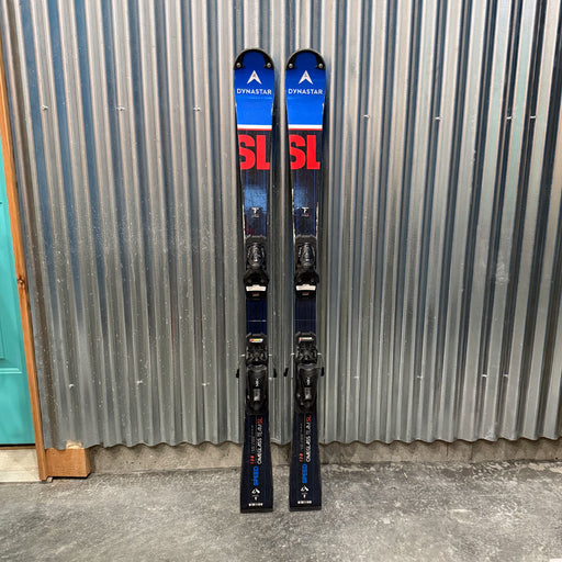 Dynastar Speed Omeglass Team SL Kid's Race Skis w/ Look NX 7 GW Bindings - Used