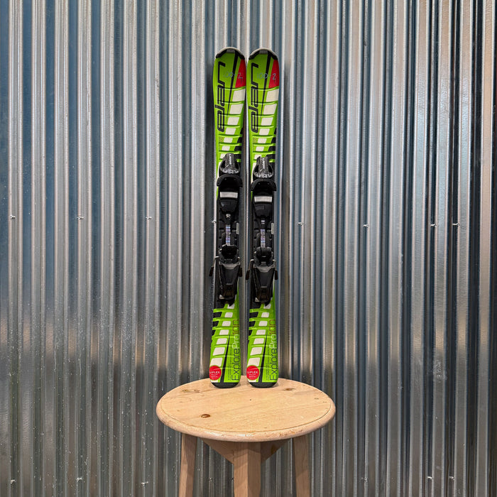 Elan Explore Pro Kid's Skis w/ Elan 4.5 Bindings - Used 100cm