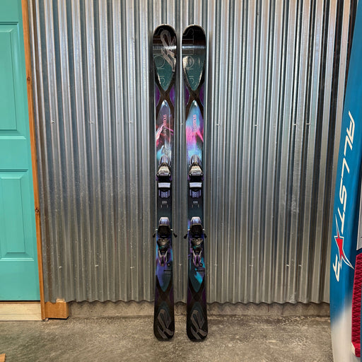 K2 Superstitious Women's Skis w/ Marker ERC 11 Bindings - USED