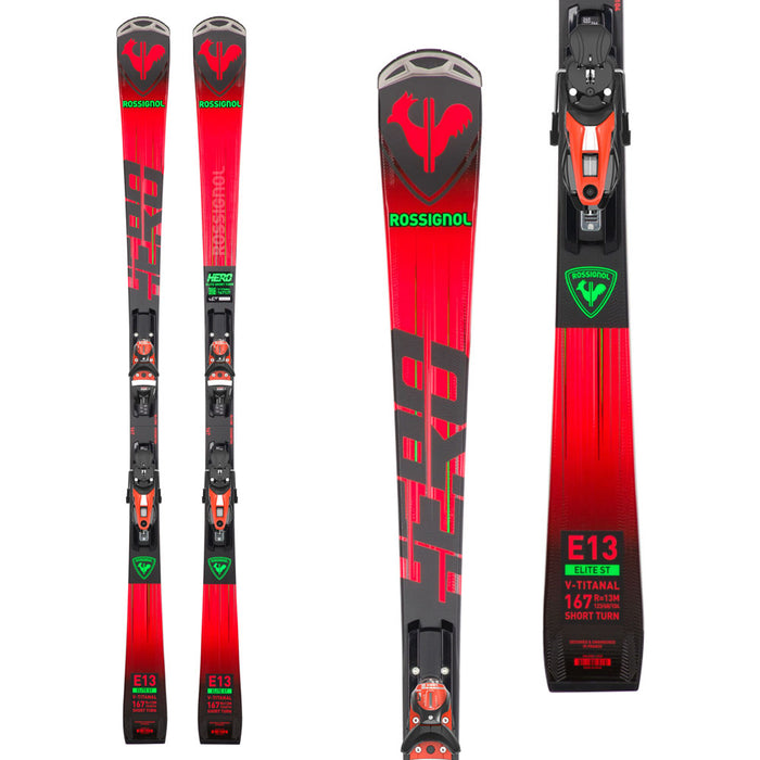 Rossignol Hero Elite ST Ti Race Skis w/ Look SPX 14 GW Bindings 2024