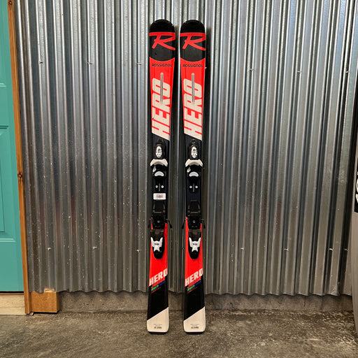 Rossignol Hero Junior Multi Event Kid's Race Skis w/ Look KidX Bindings - USED