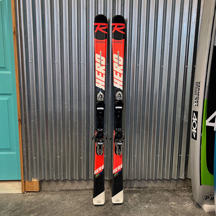 Rossignol Hero Junior Multi Event Kid's Race Skis w/ Look Xpress 7 GW Bindings - USED