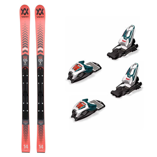 Volkl Racetiger GS R Junior Race Skis w/ Marker Race 8 JR Bindings 